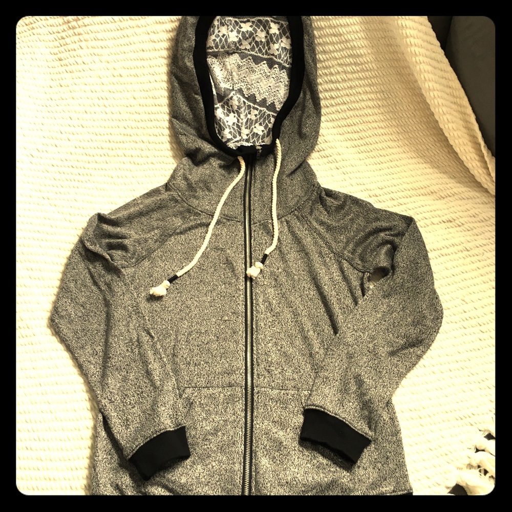 Zip-up sweater